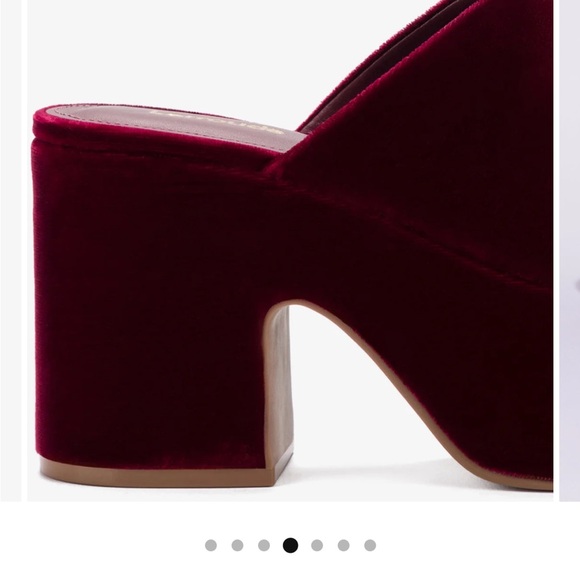 Larroude Miso deepsea velvet clogs - size 8 never worn! - Picture 9 of 13